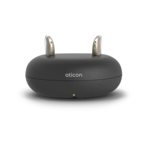 Marmed - Aparaty Słuchowe - Badanie Słuchu - Aparat Słuchowy - Oticon miniBTE R Desk charger
